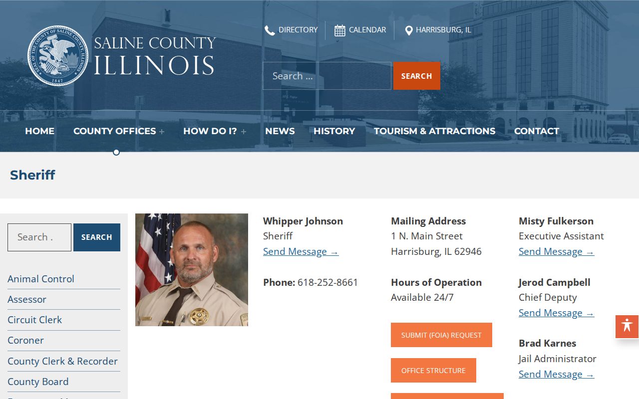 Saline County sheriff release record fallback with no public recent-release list